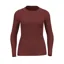Odlo Women's Active Warm Eco BL Top Crew Neck L/S in Spiced Apple